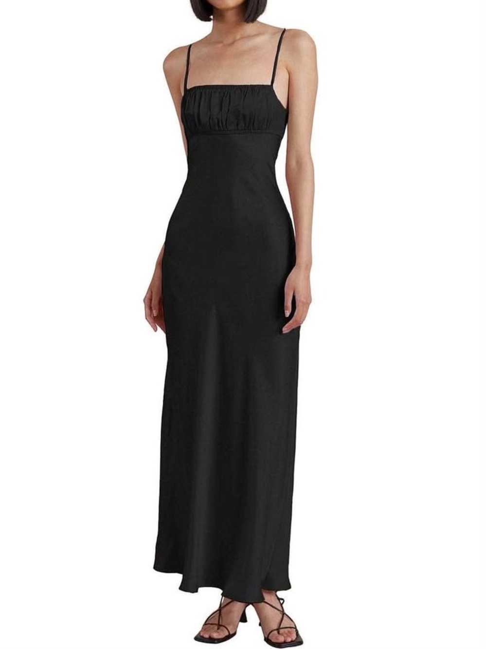 Bec and Bridge Black Amber Maxi Dress (Hemmed)